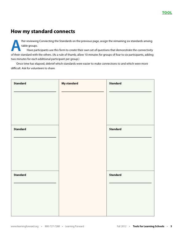 Image for aesthetic effect only - Tool-how-my-standard-connects