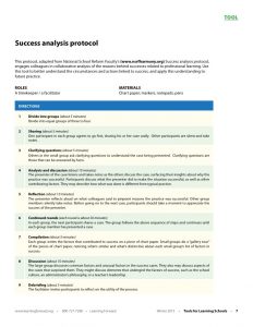 Image for aesthetic effect only - Tools-success-analysis-protocol