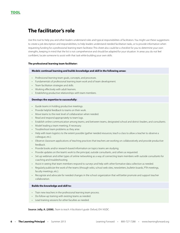 Image for aesthetic effect only - The-facilitators-role