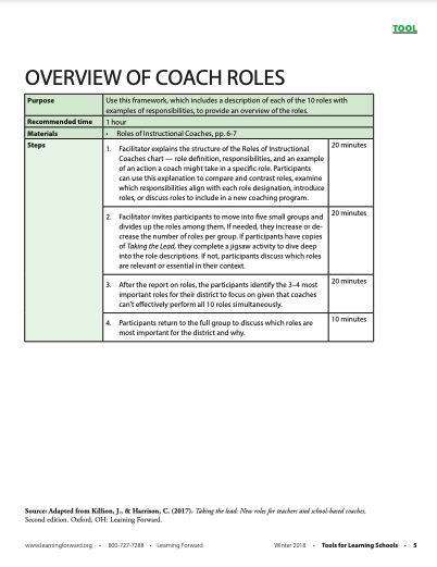 Image for aesthetic effect only - Overview-of-coach-roles