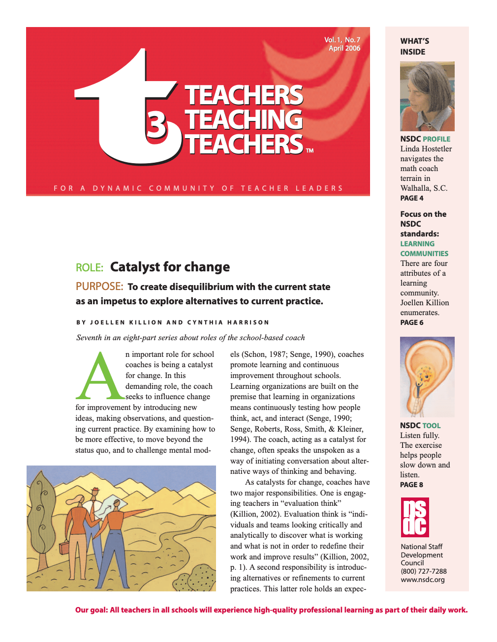 Image for aesthetic effect only - Teachers-teaching-teachers-april-2006-vol-1-no-7