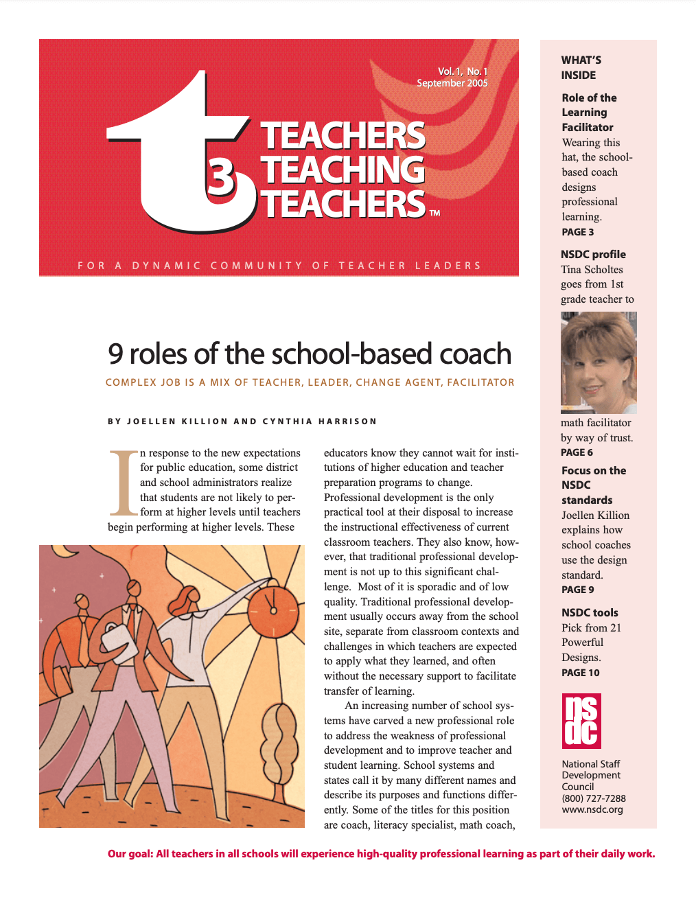 Image for aesthetic effect only - Teachers-teaching-teachers-september-2005-vol-1-no-1