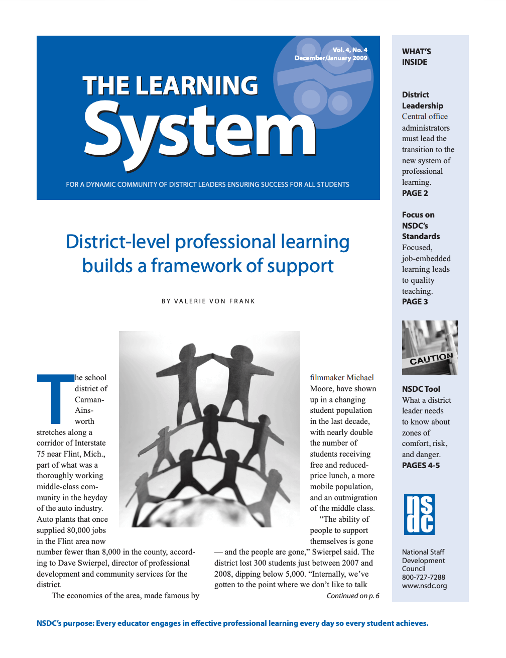 Image for aesthetic effect only - The-learning-system-december-january-2009-vol-4-no-4