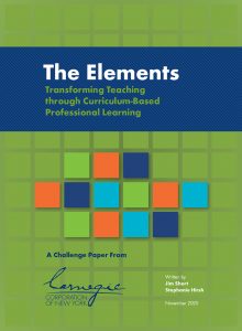 The Elements: Transforming Teaching through Curriculum-Based Professional Learning