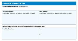 Tools make the most of conference learning f